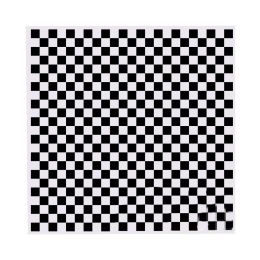[Black Plaid] 200 Pcs Grease-Proof Wax Papers Baking Papers Hamburger Papers