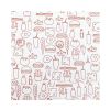 [Graffiti] 200 Pcs Grease-Proof Wax Papers Baking Papers Hamburger Papers