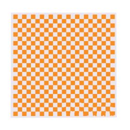 200 Pcs Baking Papers Grease-Proof Wax Papers Hamburger Papers [Orange Lattice]